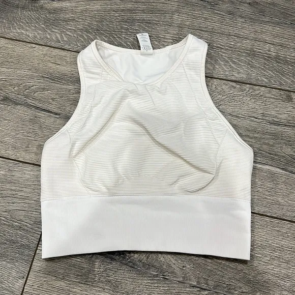 • Lululemon • Ebb To Train Sports Bra Color Changing in the Sun White / Pink 4