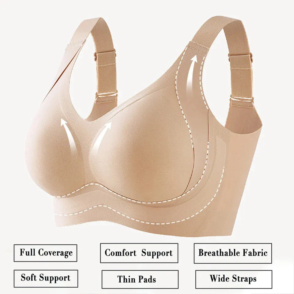 (1 1 Free) Seamless Comfort Soft-Support Bra