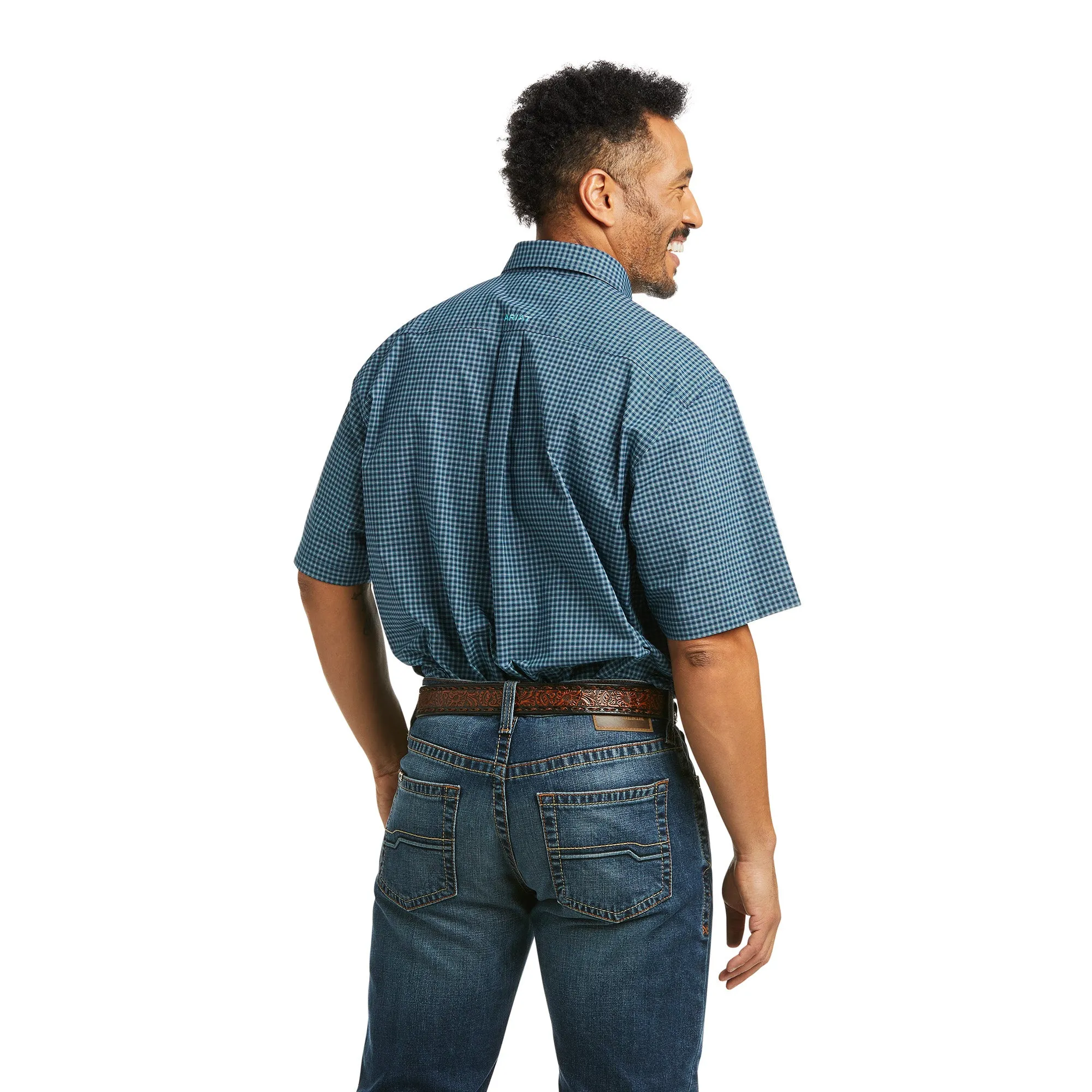 10037049 Ariat Men's Pro Series Pawel Stretch Classic SS Shirt