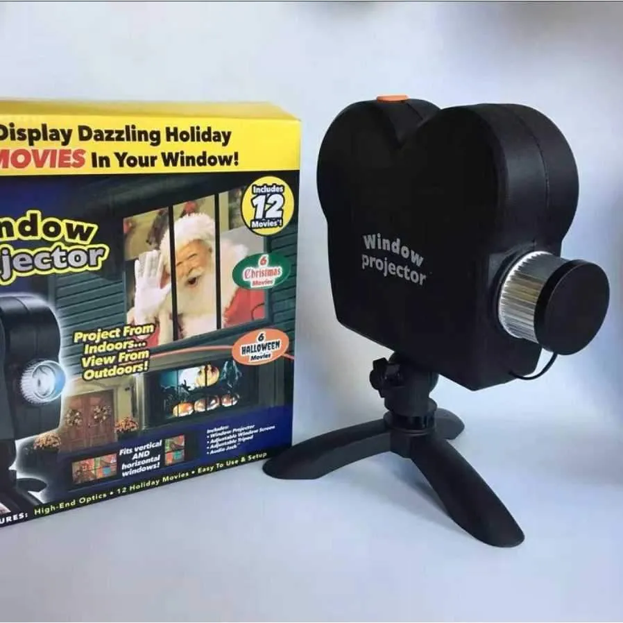 2-in-1 Haunted Halloween & Christmas Holographic Projector 🔥🔥FLASH SALE🔥🔥