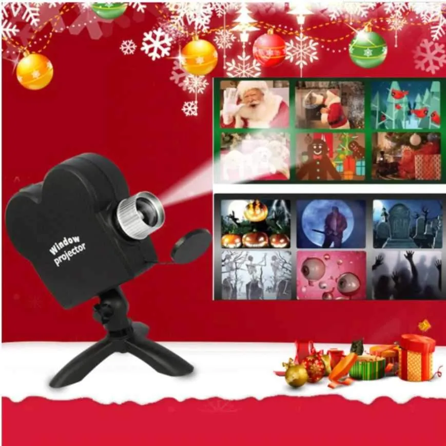 2-in-1 Haunted Halloween & Christmas Holographic Projector 🔥🔥FLASH SALE🔥🔥