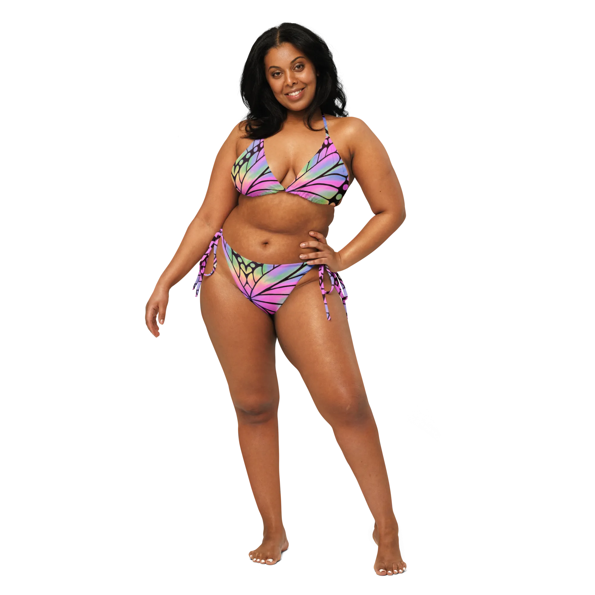 2 Piece String Bikini Set- "Butterfly" Design