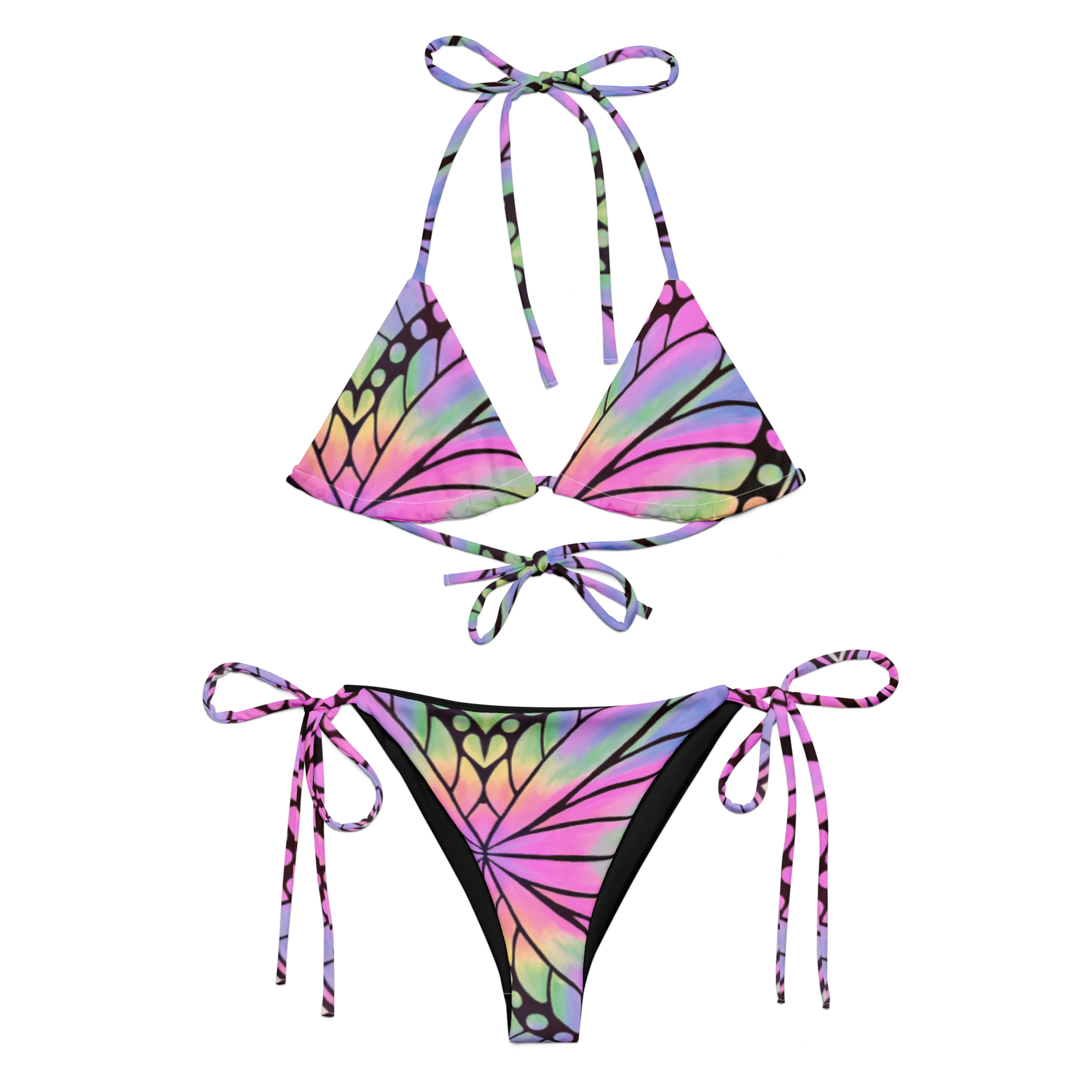 2 Piece String Bikini Set- "Butterfly" Design