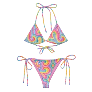 2 Piece String Bikini Set- "Unicorn" Design