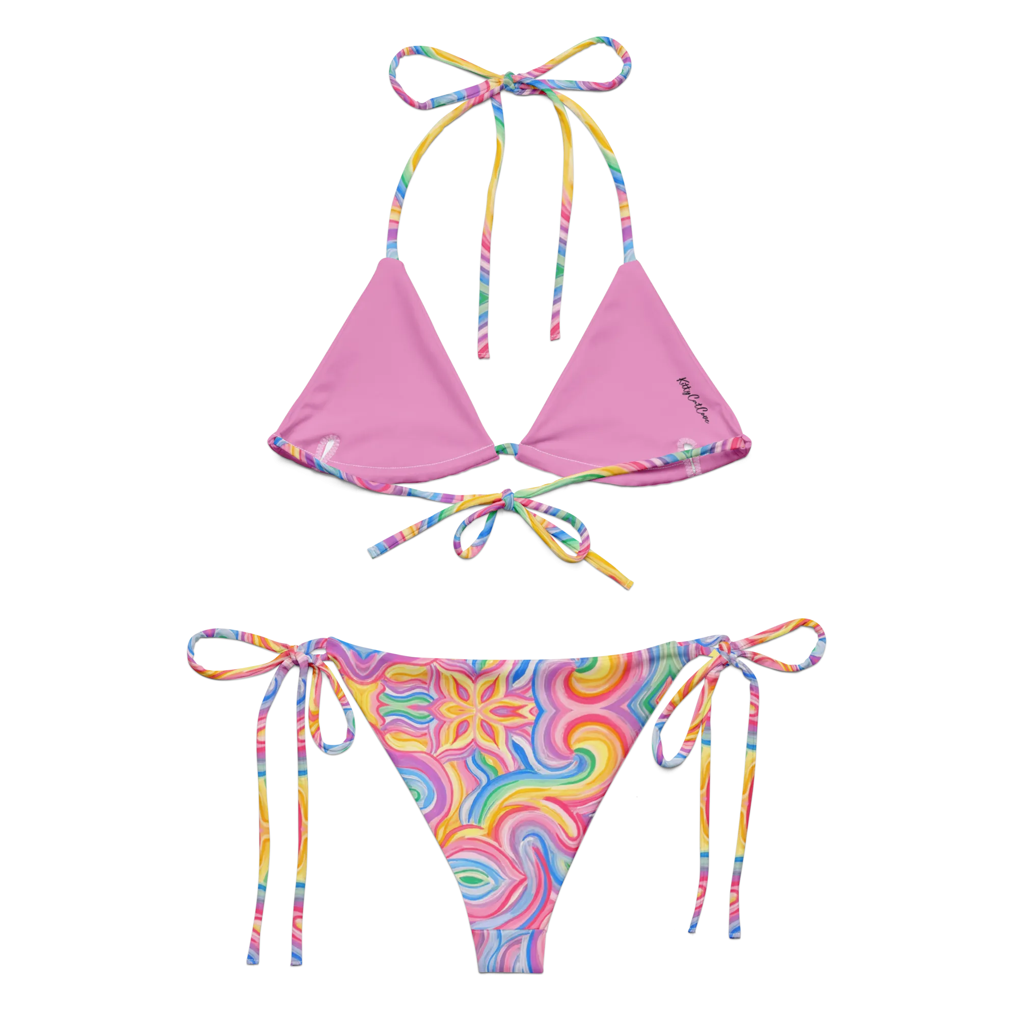 2 Piece String Bikini Set- "Unicorn" Design