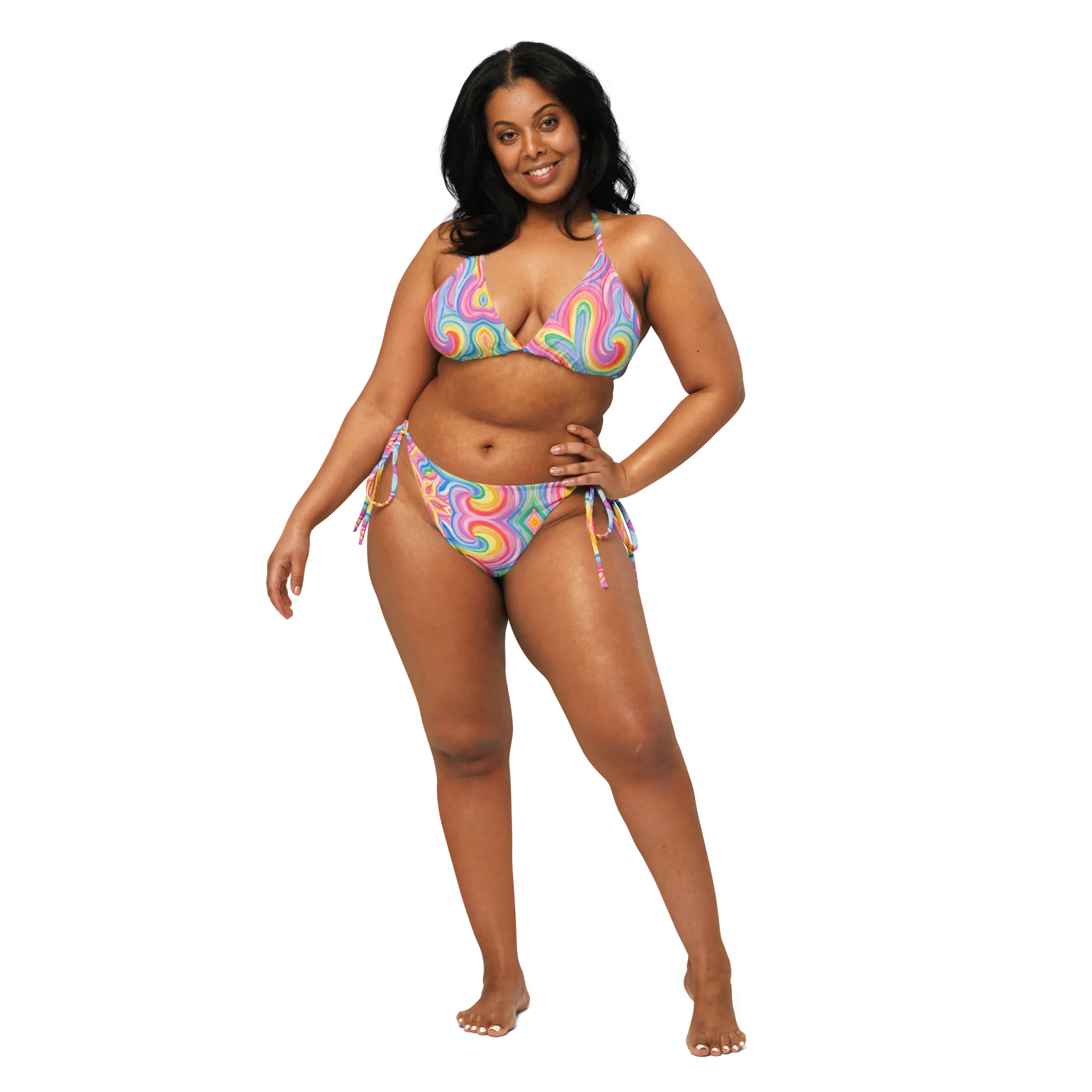 2 Piece String Bikini Set- "Unicorn" Design