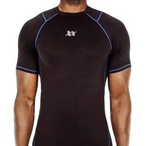 221B Tactical Maxx-Dri Silver Elite T-Shirt Black/Blue