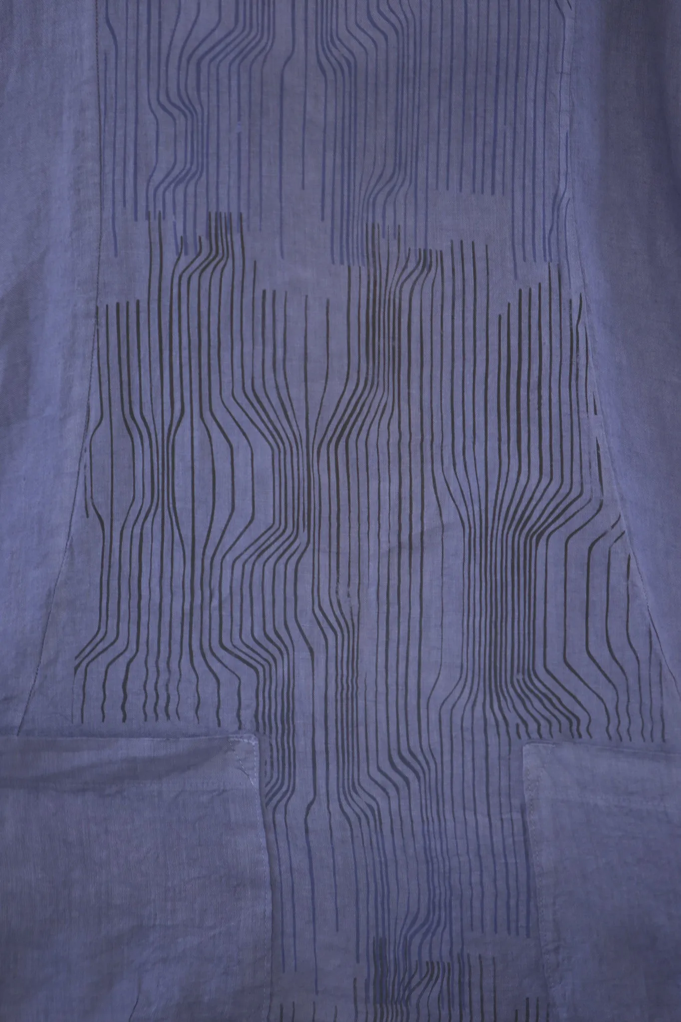 2261-Sea Clouds Linen Dress Dark Periwinkle-P