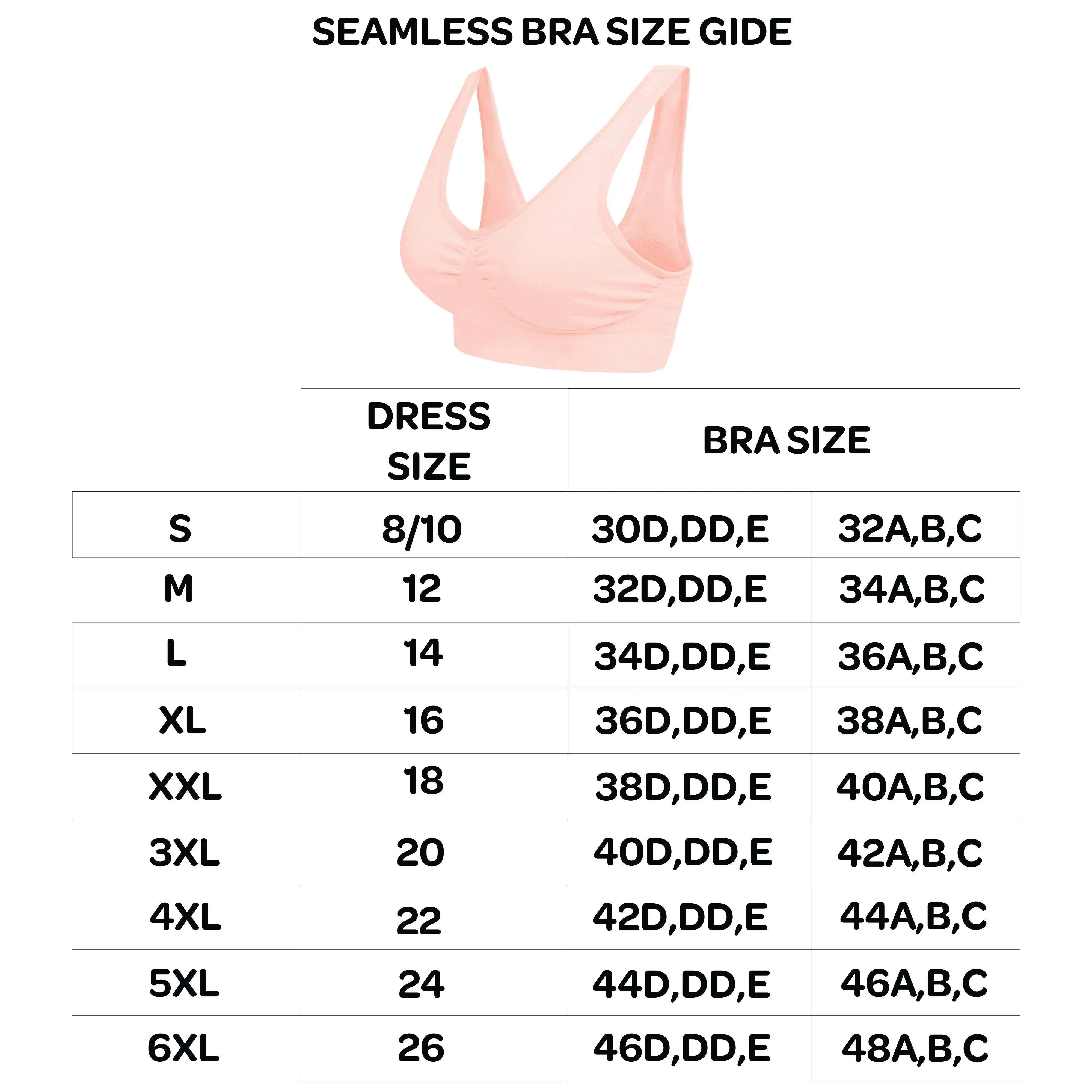 3 Pack Seamless Comfort Bra - Aqua / Pink / Lilac