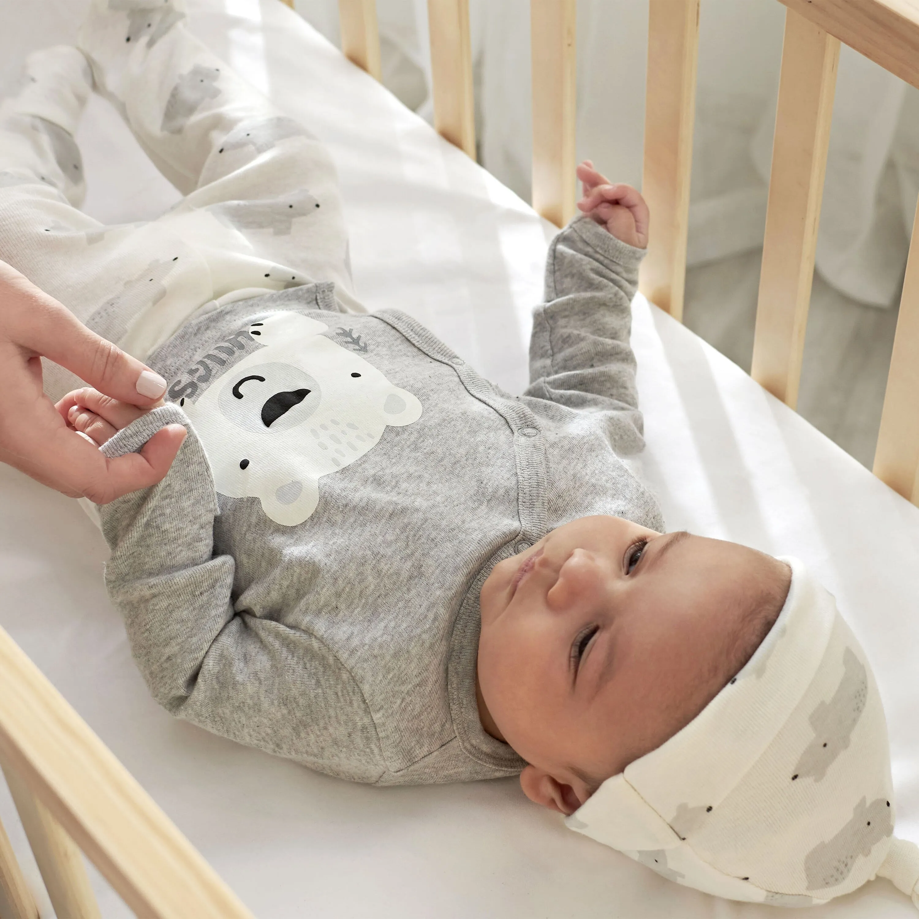 3-Piece Baby Boys Bear Take-Me-Home Set