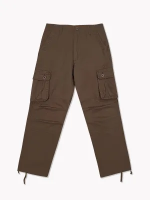 6 Pocket Cargo Pants-Earth