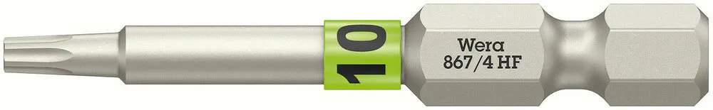 867/4 TORX® HF Bits with holding function, TX 10 x 50 mm