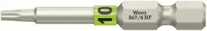 867/4 TORX® HF Bits with holding function, TX 10 x 50 mm