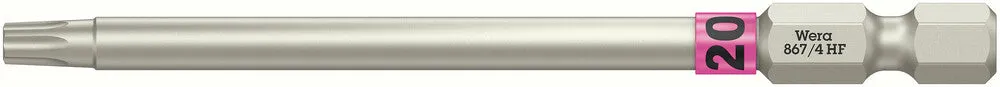 867/4 TORX® HF Bits with holding function, TX 20 x 89 mm