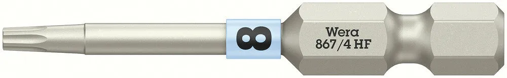 867/4 TORX® HF Bits with holding function, TX 8 x 50 mm