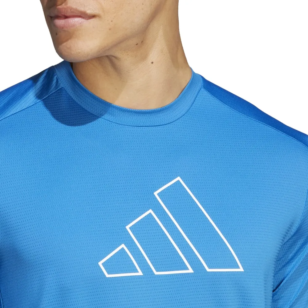 Adidas Mens Train Icons Big Logo Tee