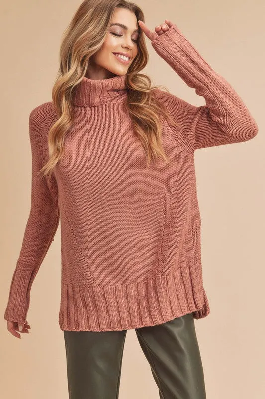 Aemi   Co Danica Turtle Neck Sweater