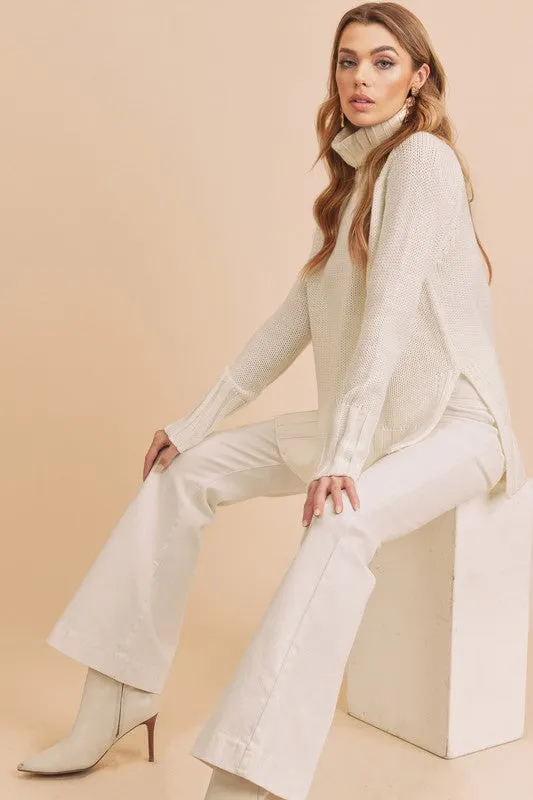 Aemi   Co Danica Turtle Neck Sweater
