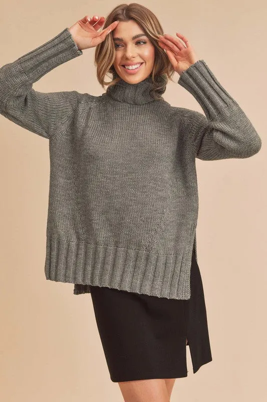 Aemi   Co Danica Turtle Neck Sweater