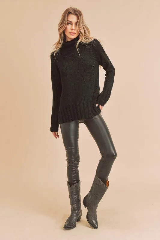 Aemi   Co Danica Turtle Neck Sweater