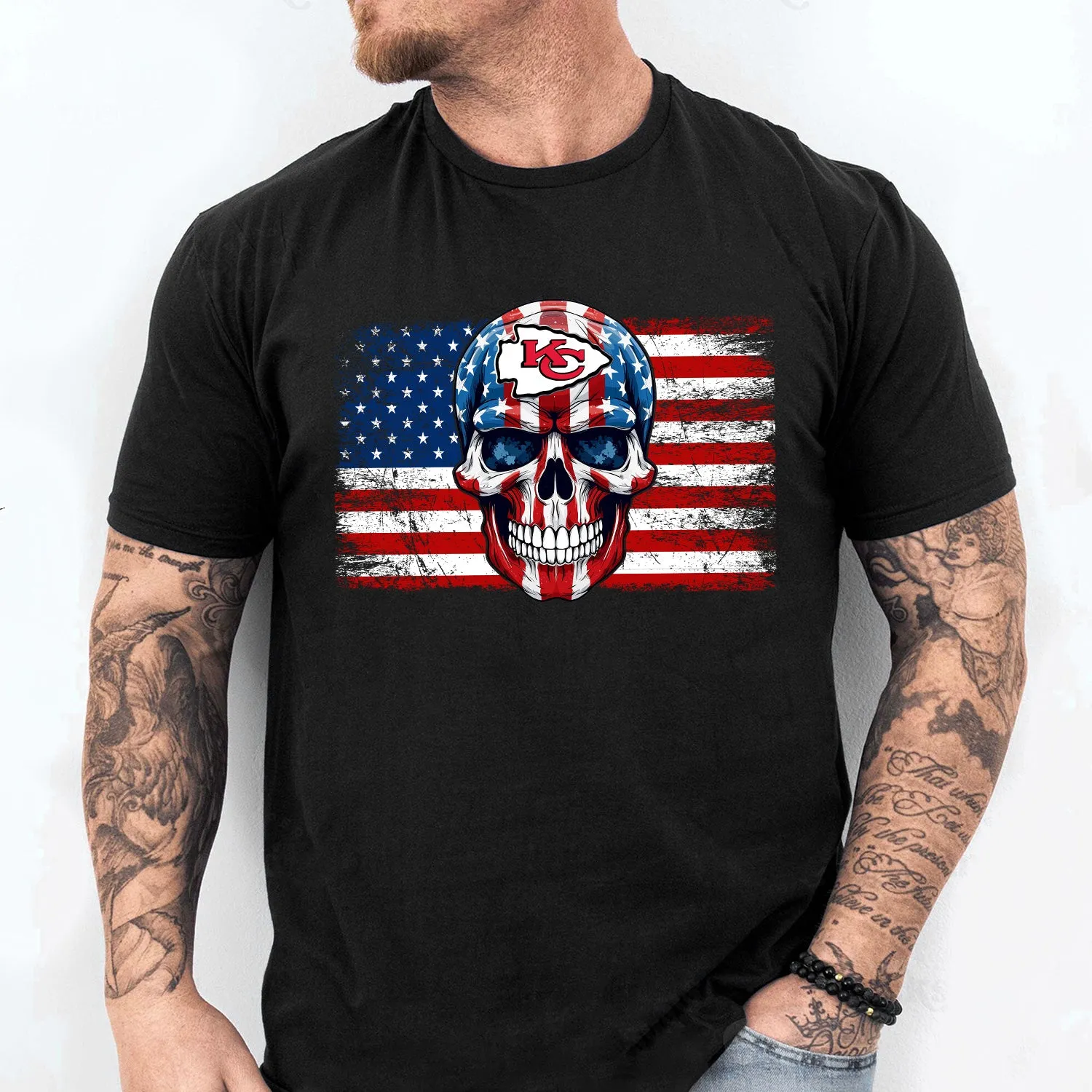 American Flag Skull Shirt - KSCC