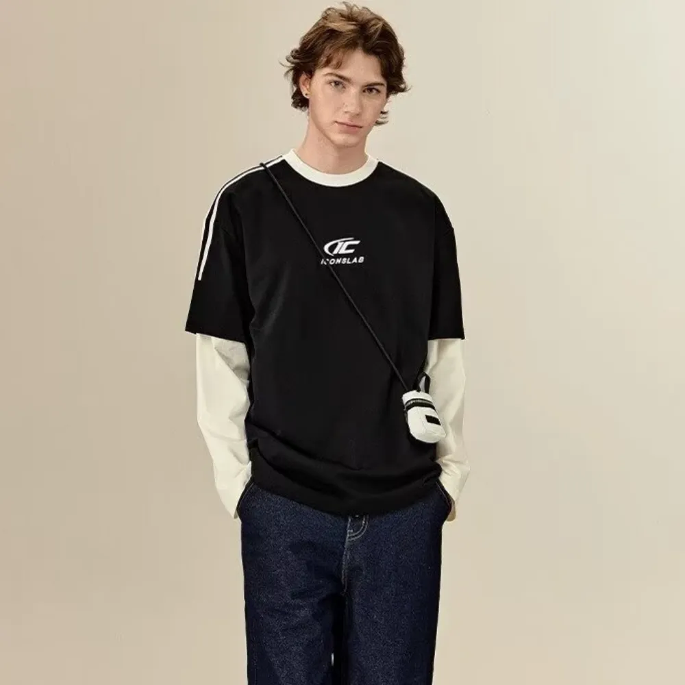 American Loose Simple Printed T-shirt
