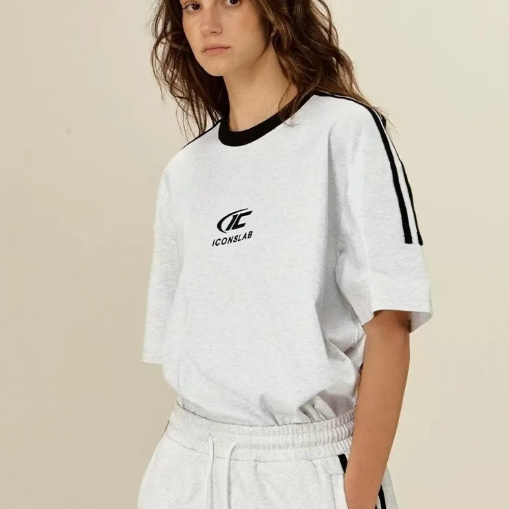 American Loose Simple Printed T-shirt