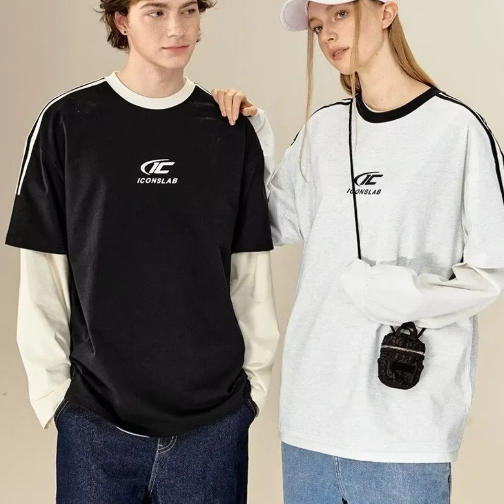 American Loose Simple Printed T-shirt