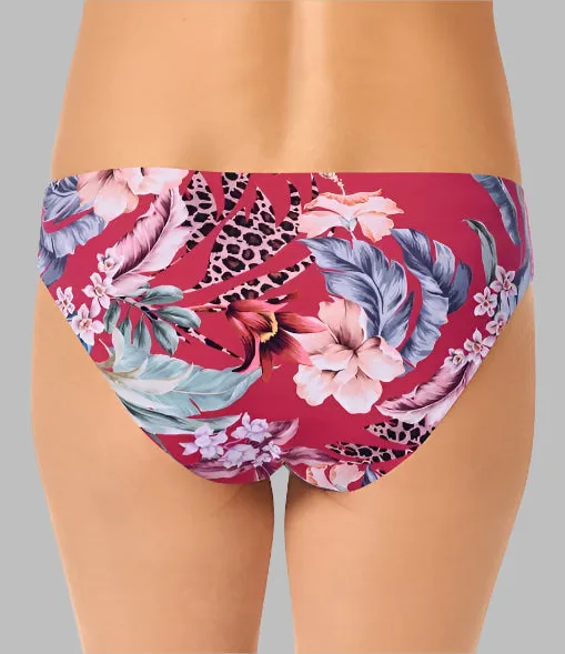 Amoena Cozumel Bikini Bottoms (Reversible) - Deep Pink/Multi 71719