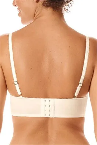Amoena Kyra Padded Pocketed Mastectomy Non-Wired Bra - Off White/Sand 44911