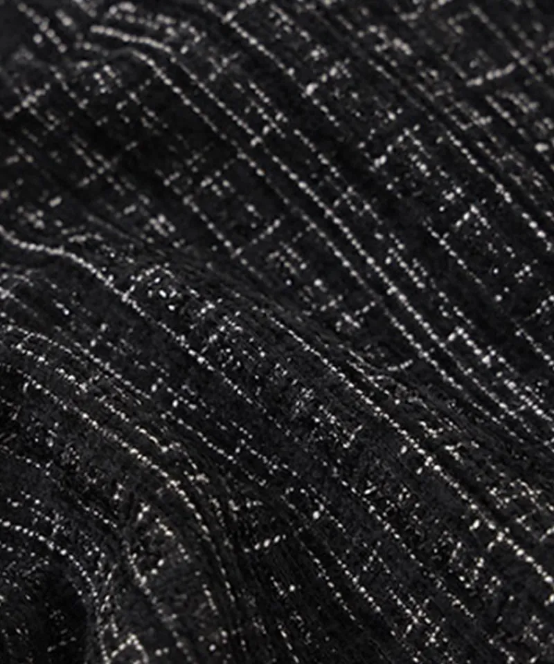 Anell Golf Tweed Shorts - Black