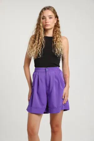 Arie Purple Short Bottoms