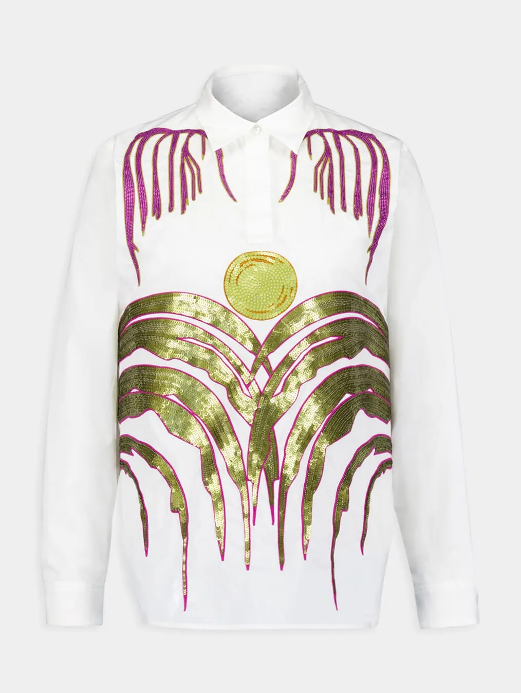 Atena Embroidered Poplin Shirt