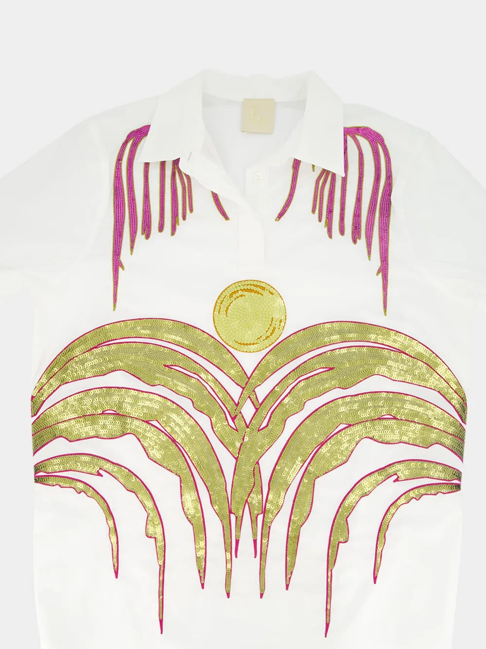 Atena Embroidered Poplin Shirt