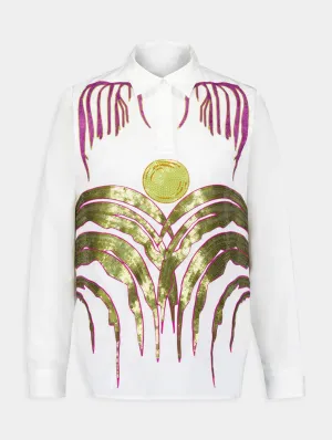 Atena Embroidered Poplin Shirt