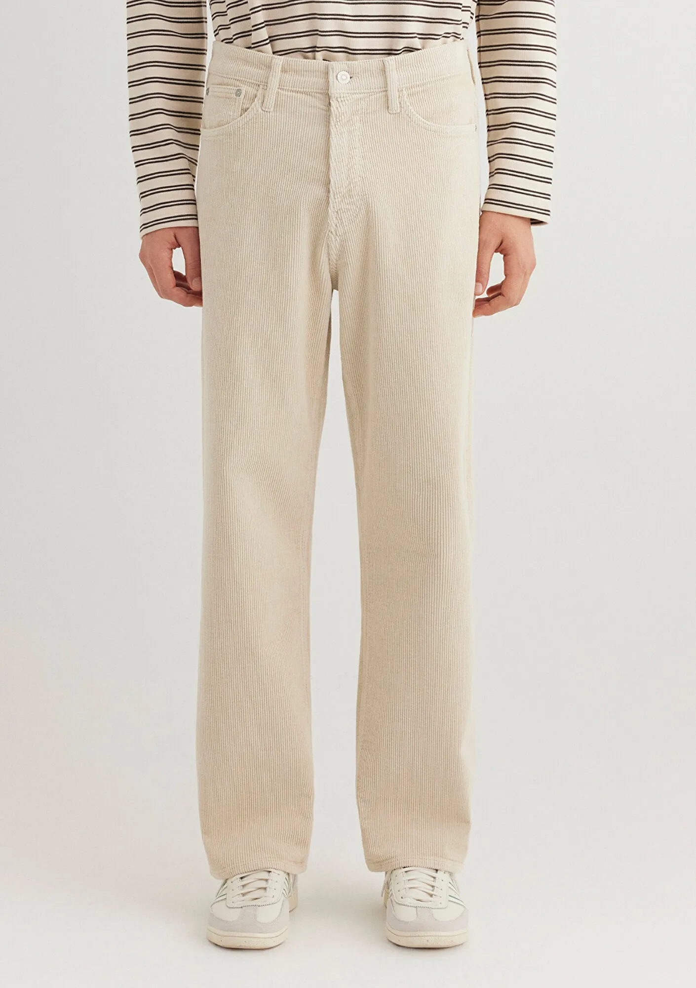 Atlanta Almond Milk Corduroy Jean Pants