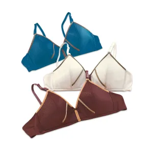Avon Fashion Everyday Comfort Joy Non Wire Soft Cup 3pc Bra Set
