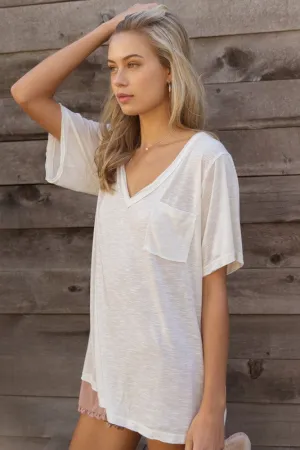 Basic And Soft White Tee