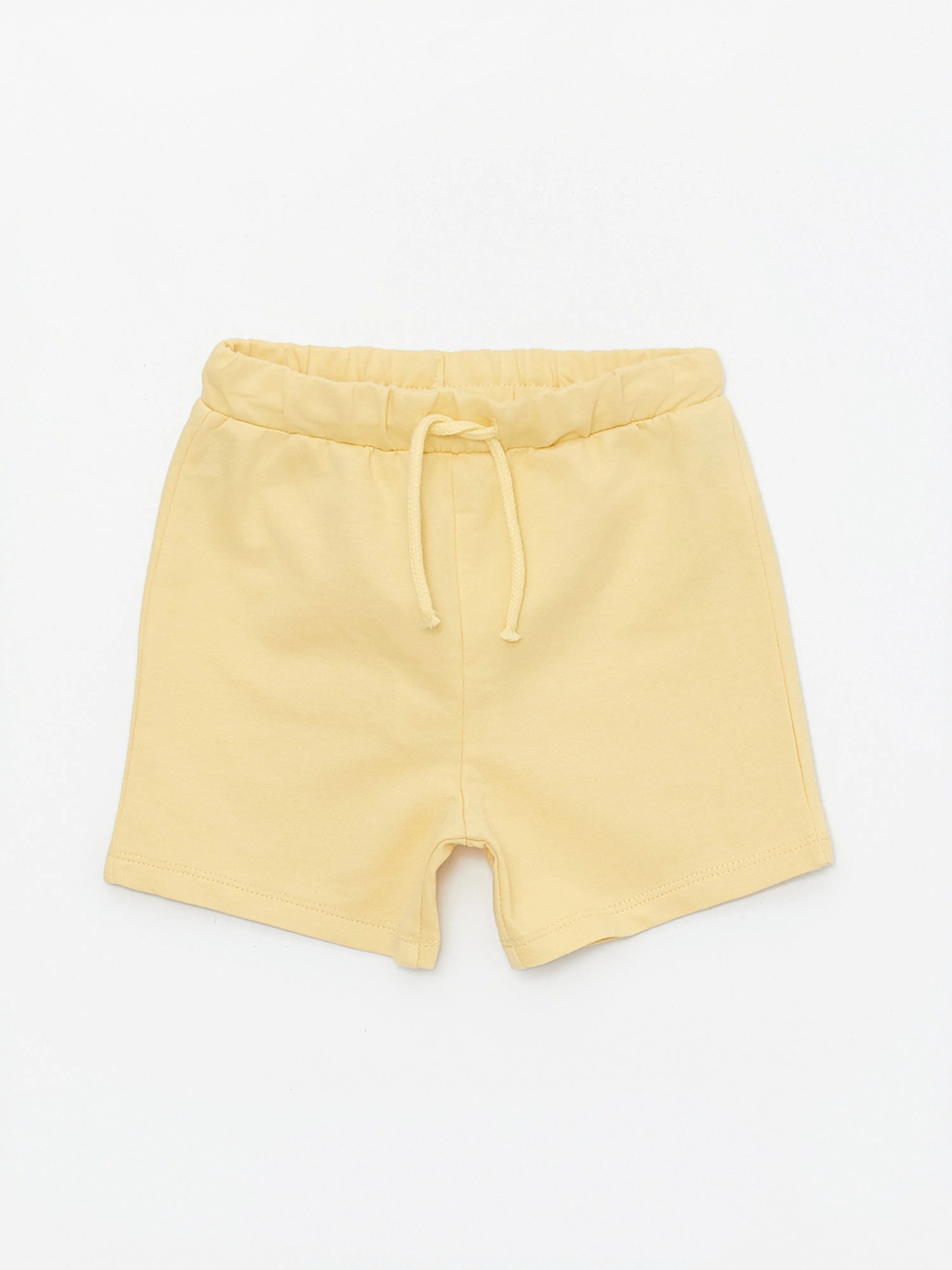 Basic Baby Boy Shorts with Elastic Waist, 2 Pack