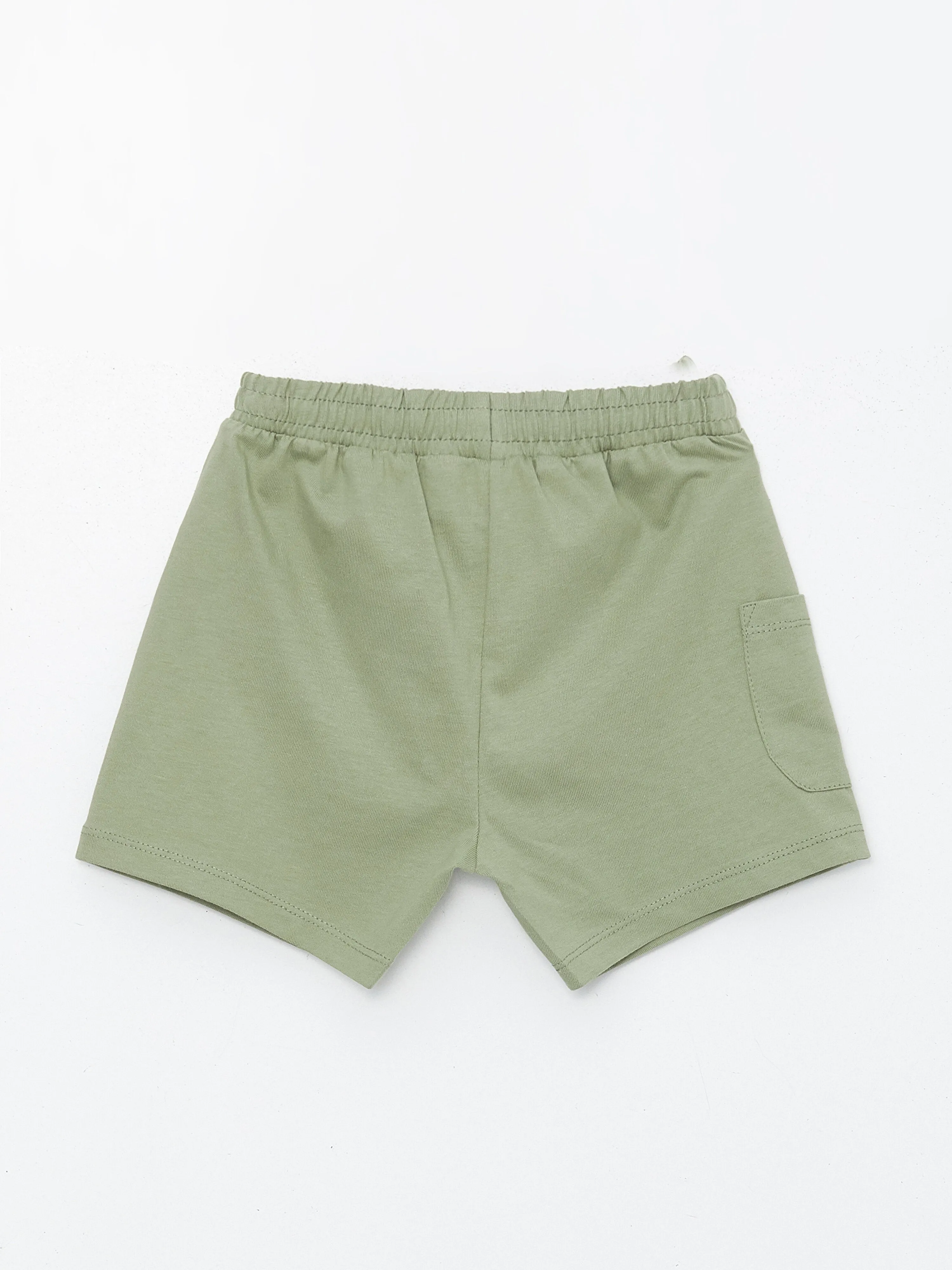 Basic Baby Boy Shorts with Elastic Waist