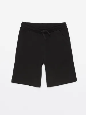 Basic Boy Shorts with Elastic Waist