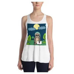 Bedtime Sloth Racerback Tank