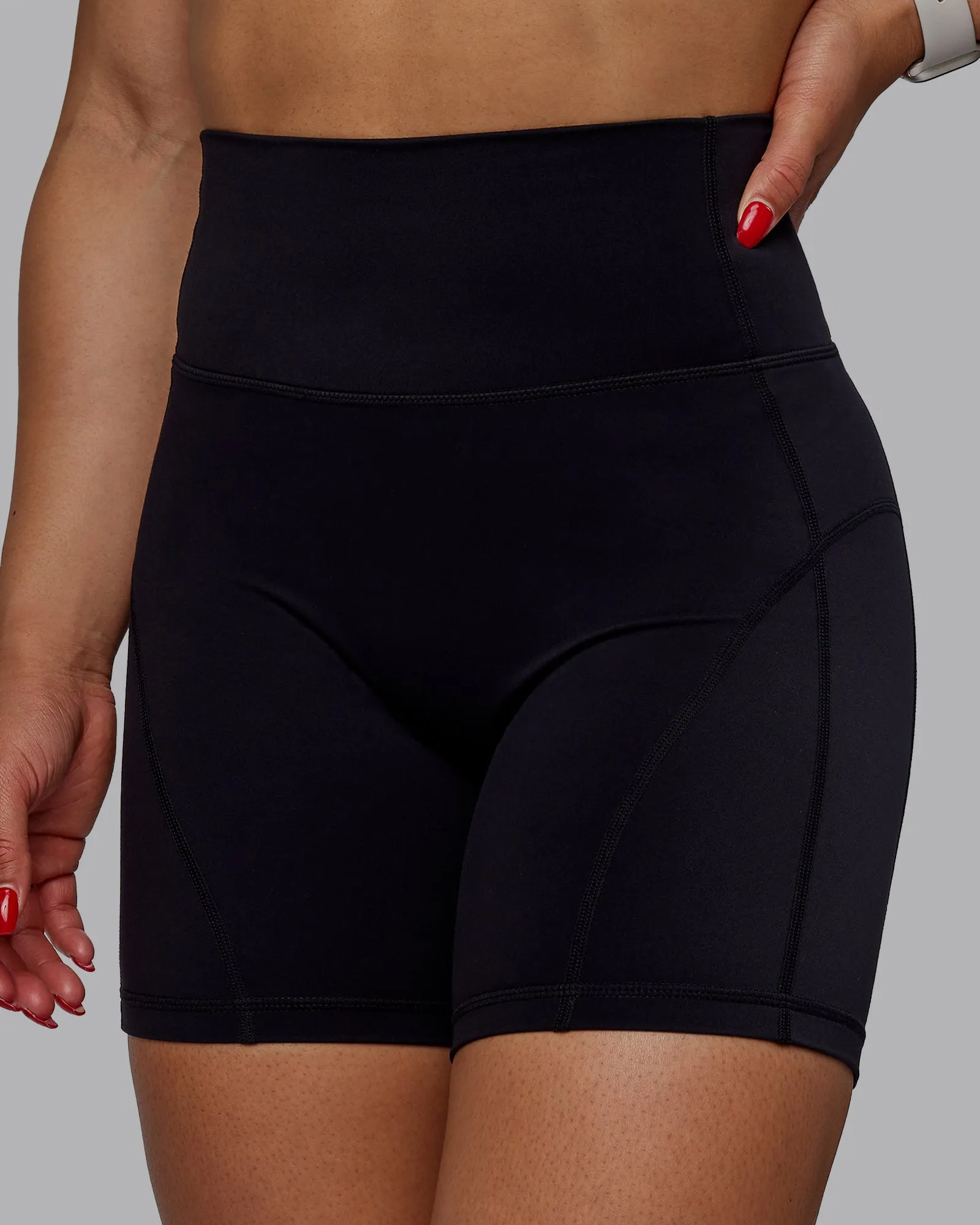 Bend Mid Short Tights - Black