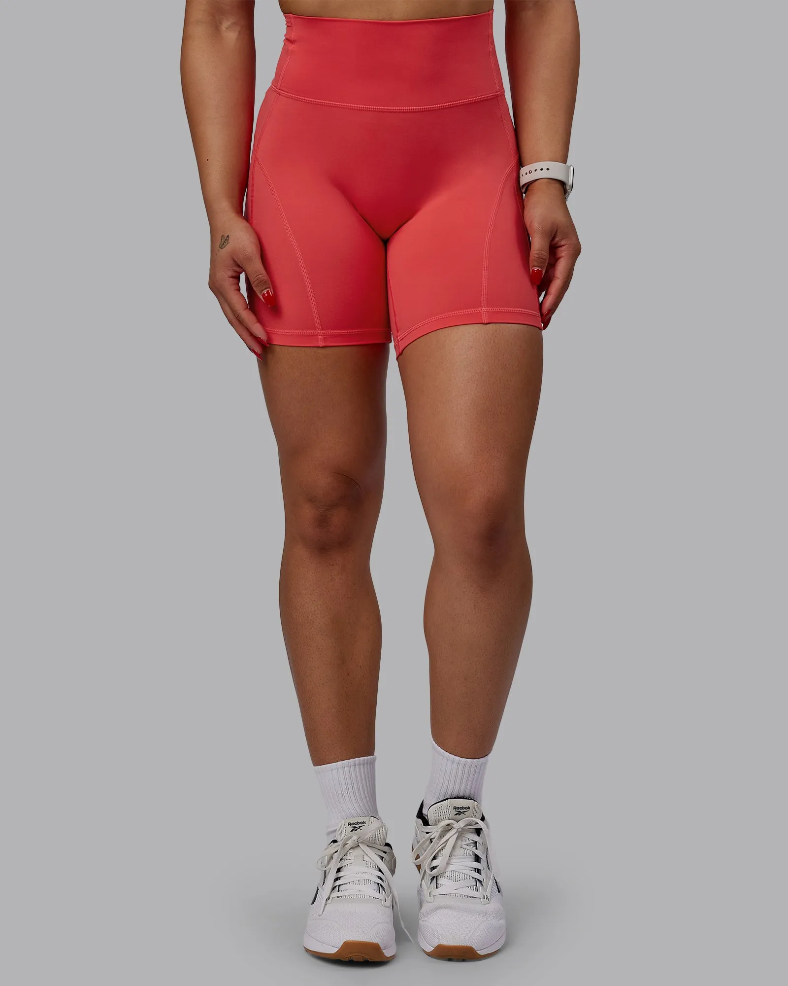 Bend Mid Short Tights - Cayenne