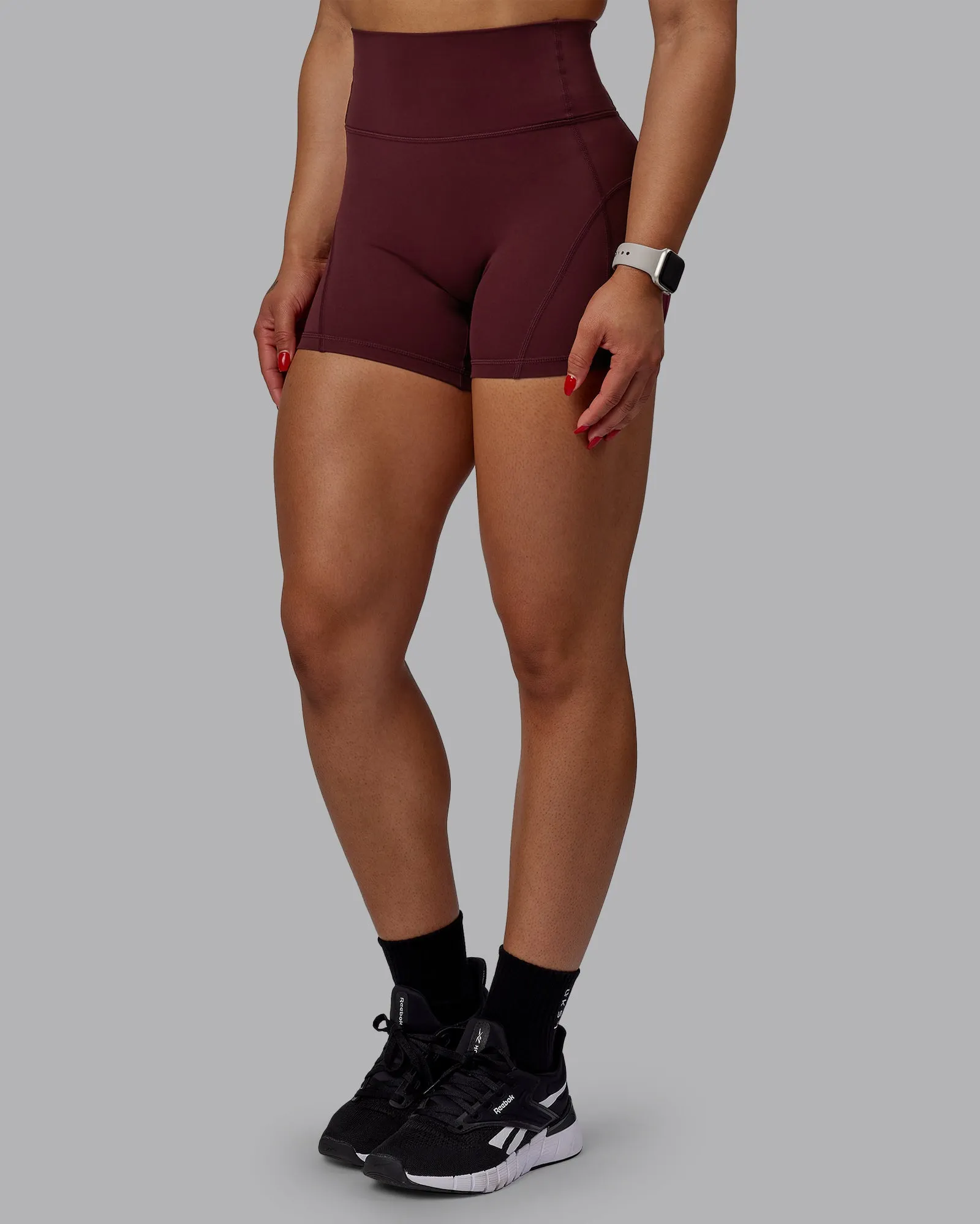 Bend X-Short Tights - Dark Cherry