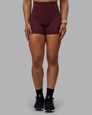 Bend X-Short Tights - Dark Cherry