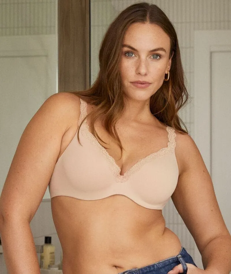 Berlei New Barely There Luxe Contour Bra - Nude