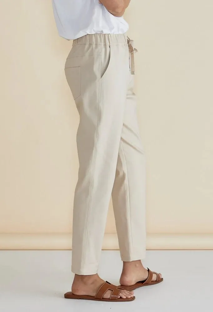 Betty Basics - Kenzie Jogger - Cream