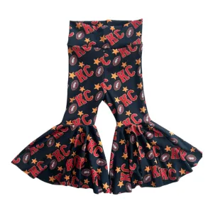 Black KC Football Star Pants