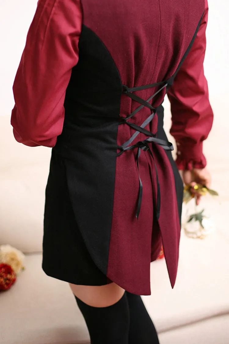 Black/Red Ringo Story Ouji Lolita Shorts